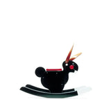 Rocker Rabbit Toy, Toddler Rocking Chair, Safe Rocking Seat, Kids Playroom Decor  Playsam Black  