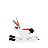 Rocker Rabbit Toy, Toddler Rocking Chair, Safe Rocking Seat, Kids Playroom Decor  Playsam White  