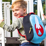 Rocket Backpack,Blue and Red, Size 3-6Y,Safety Harness, Kids Backpack Preschool Backpack Dabbawalla   