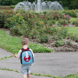 Space Rocket Harness Toddler Backpack - Blue and Red, Safety Harness Toddler Harness BP Dabbawalla   