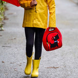 Scottie Dog Lunch Bag - Red and Black,Safety Harness, Kids Backpack Lunch Bag Dabbawalla   