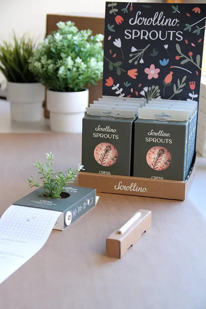 Scrollino Sprouts - Cress Plant Gardening Kit  Scrollino   