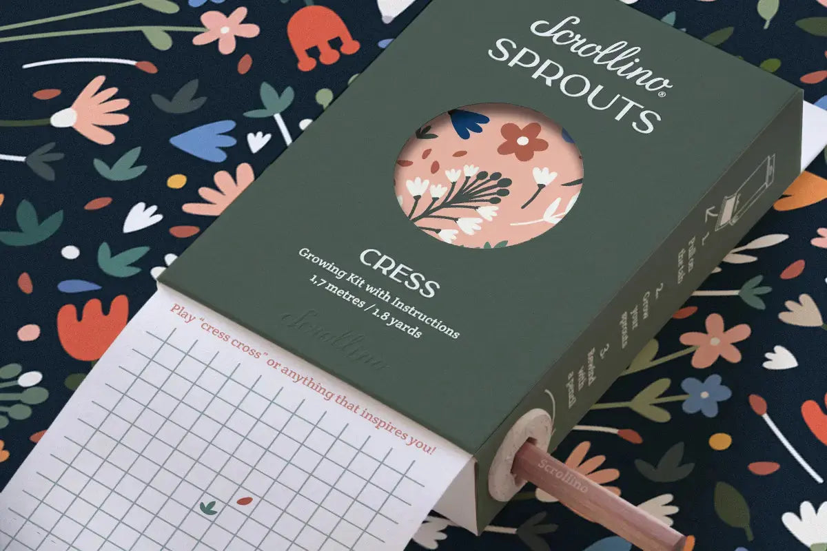 Scrollino Sprouts - Cress Plant Gardening Kit  Scrollino   