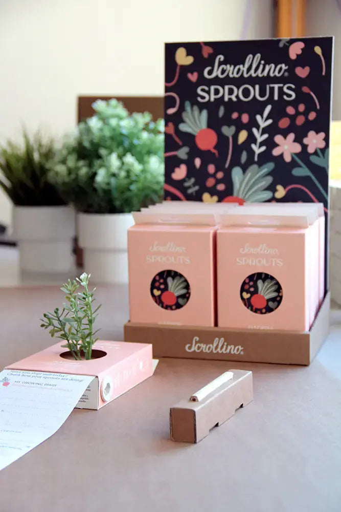 Scrollino Sprouts - Radish Plant Gardening Kit  Scrollino   