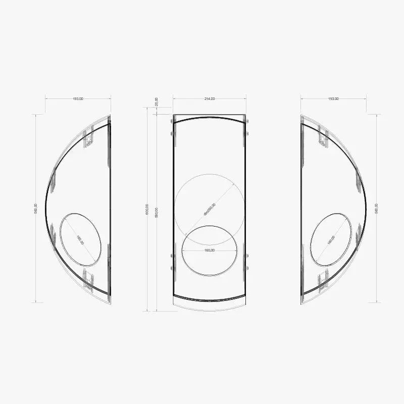 Sfera Waste Bin Gala, 32 Gallon Recycling Bin, Large Capacity, Sustainable Option for Home or Office  Soldi Design   