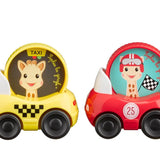 Set of Two Toy Vehicles  Sophie la Girafe   