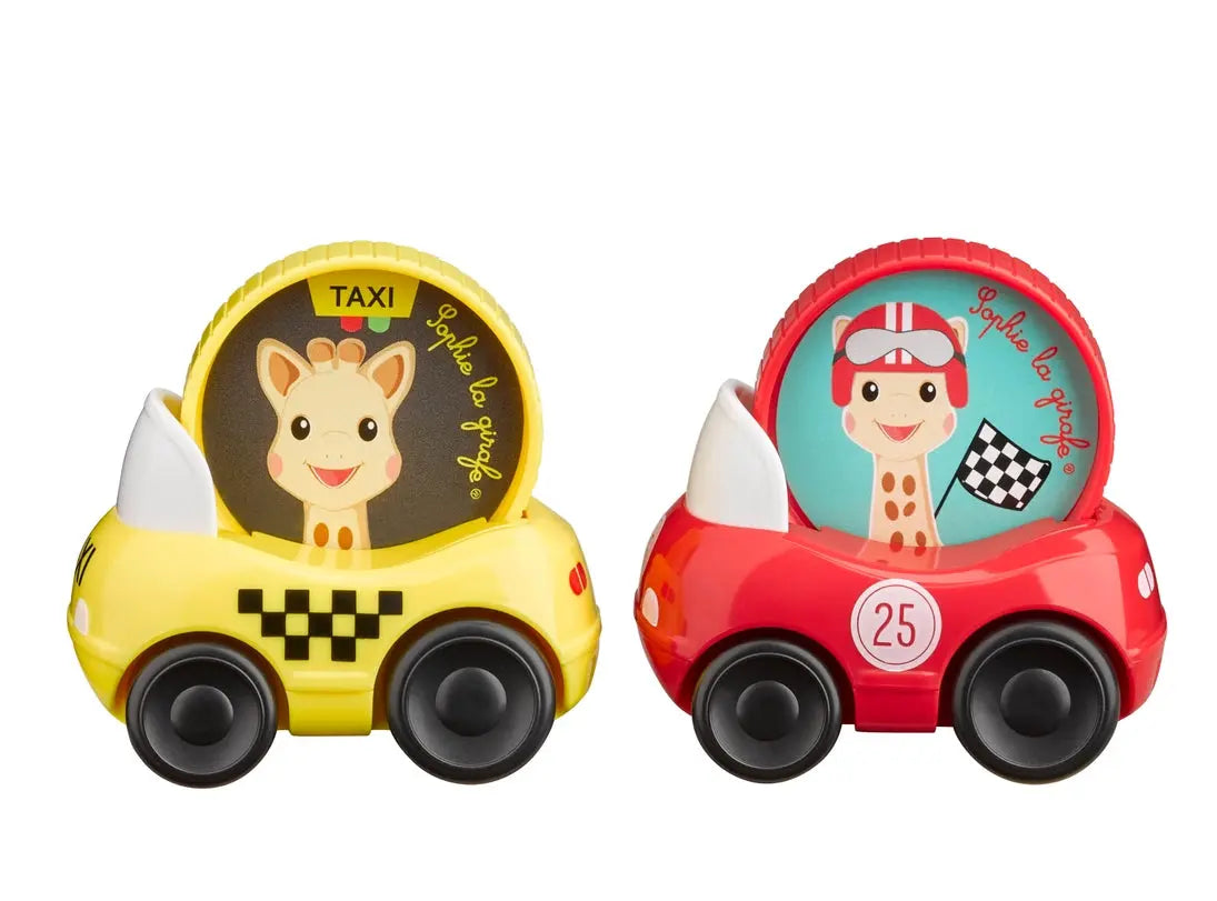Set of Two Toy Vehicles  Sophie la Girafe   