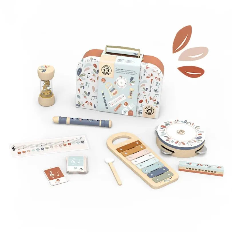 Musical Set 5 Instruments - New, Creative Development Toy, Sensory Stimulation, Kids Gift  Speedy Monkey   