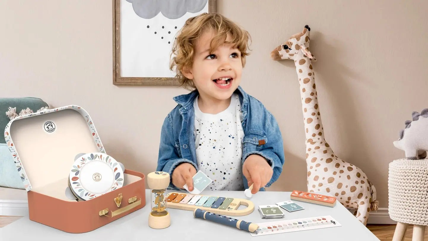 Musical Set 5 Instruments - New, Creative Development Toy, Sensory Stimulation, Kids Gift  Speedy Monkey   