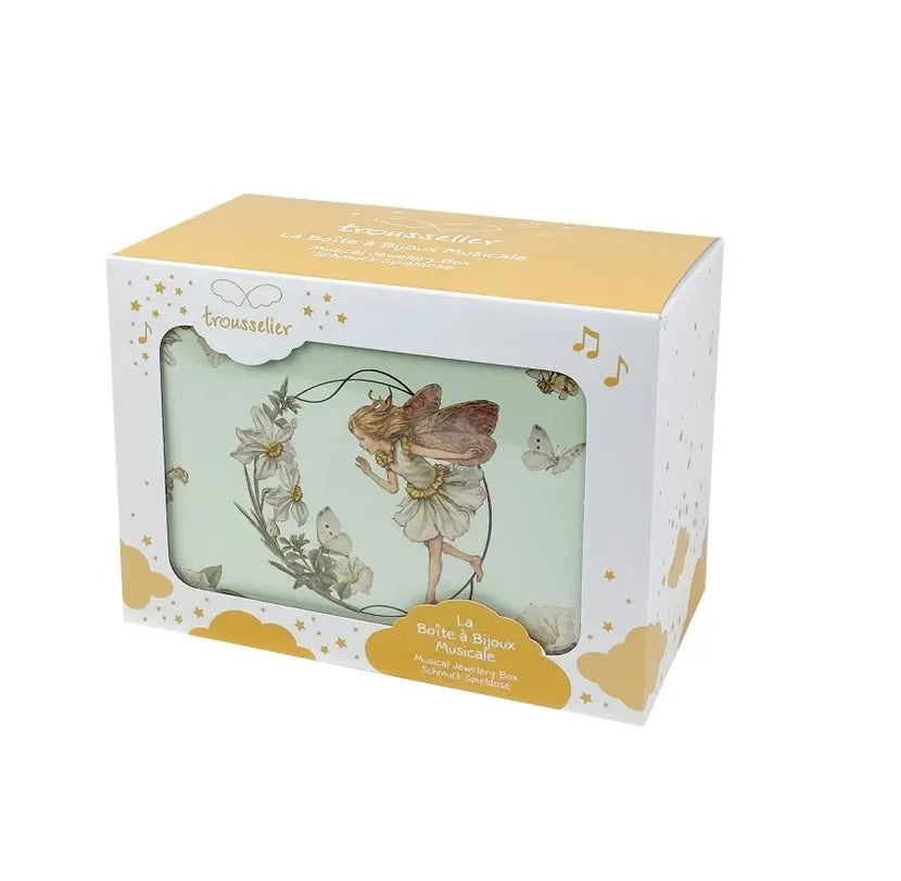 Flower Fairies Wooden Music Box/Treasure Box  Trousselier   