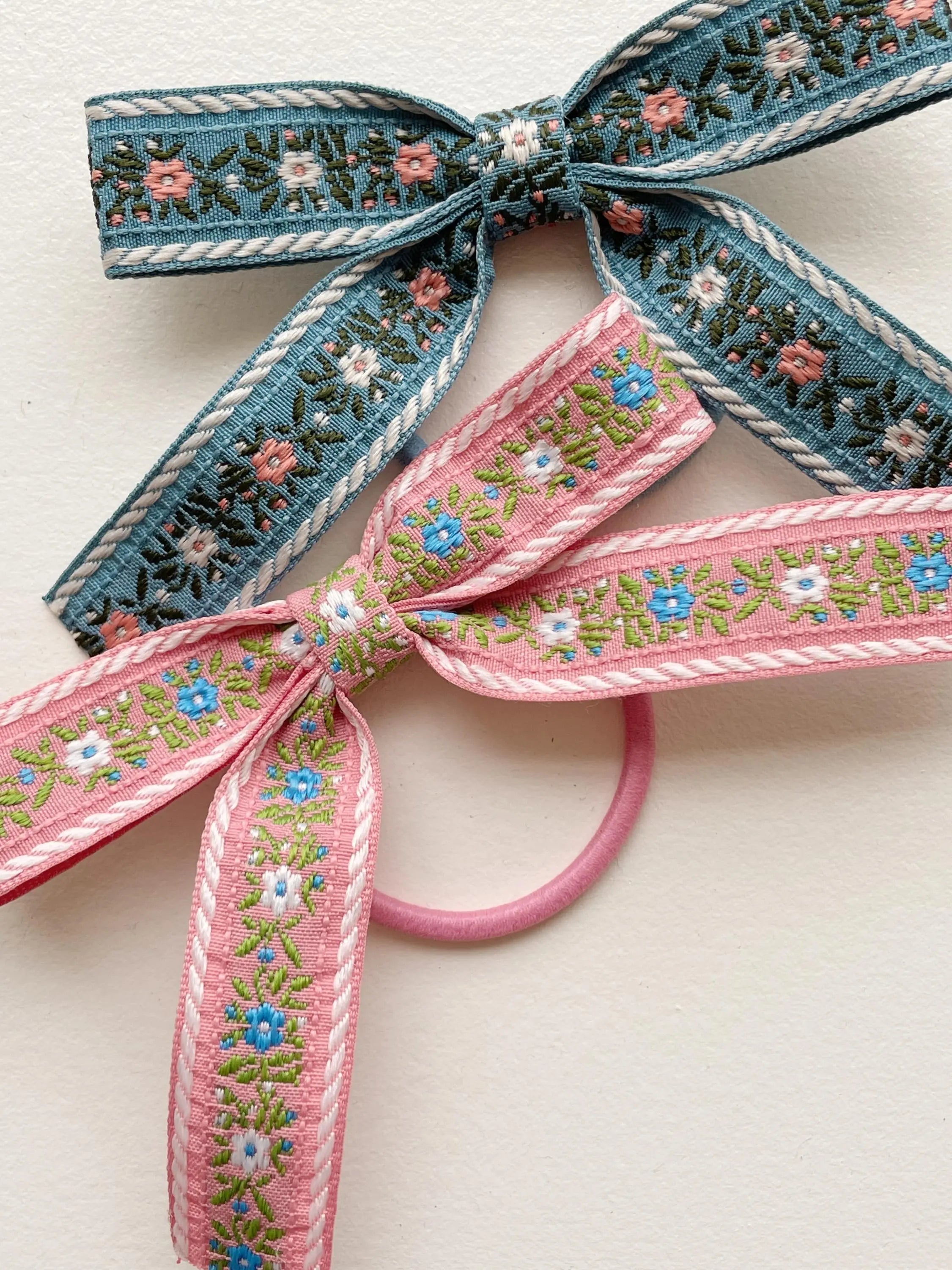 Ribbon Bow Elastic 2 Pack - Sorbet Konges Sløjd