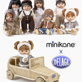 Minikane X Delage Doll Outfit - Laurent Jumpsuit in Beige Gabardine  Minikane   