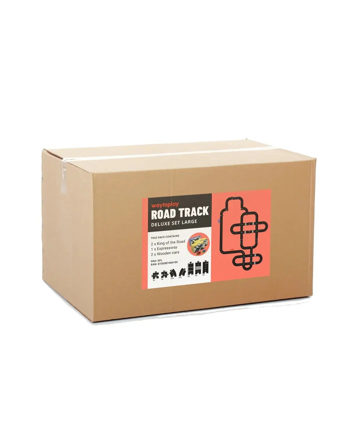 Road Track Deluxe Set Large, Waytoplay Compatible, Toy Car Track Set, Fun Playtime, Kids Gift  Waytoplay   