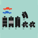 Deluxe Set Medium, Toy Car Track Set, Compatible with Other Track Sets, Kids  Waytoplay   