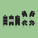 Deluxe Set Medium, Toy Car Track Set, Compatible with Other Track Sets, Kids  Waytoplay   