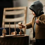 Wooden Natural Montessori Stacking Toy XL  Wooden Story   